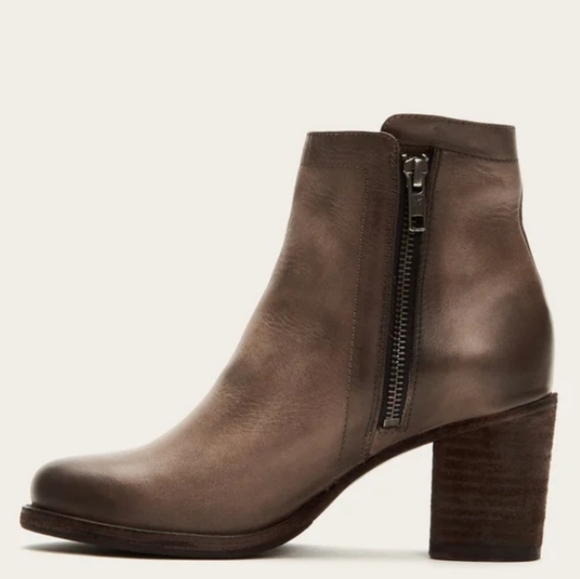 Frye Addie Double Zip heeled bootie boots size 10 new!! - Picture 12 of 14